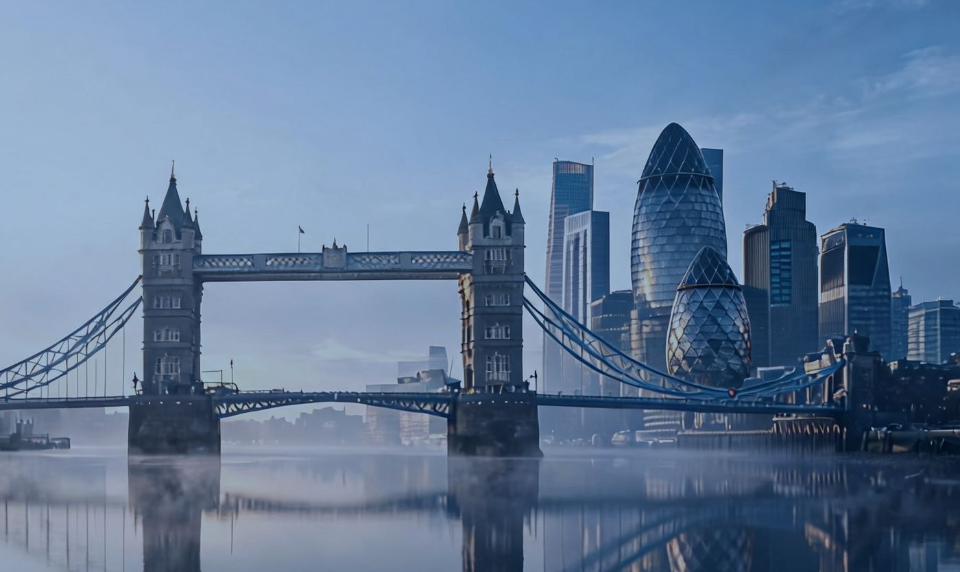 Tower Bridge and the City of London skyline
