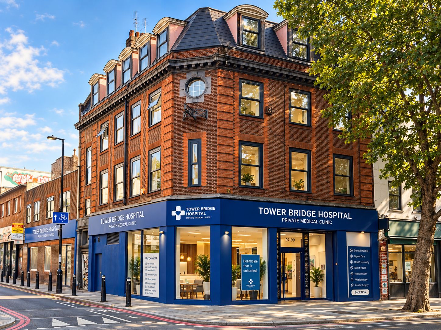 Tower Bridge Hospital, 97–99 Whitechapel Road, East London