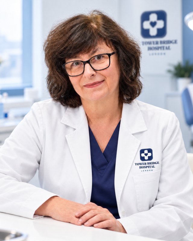 Dr Elena Koleva, Consultant Dermatologist at Tower Bridge Hospital London