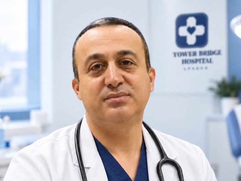 Dr Cemil Izgi, cardiologist, at Tower Bridge Hospital