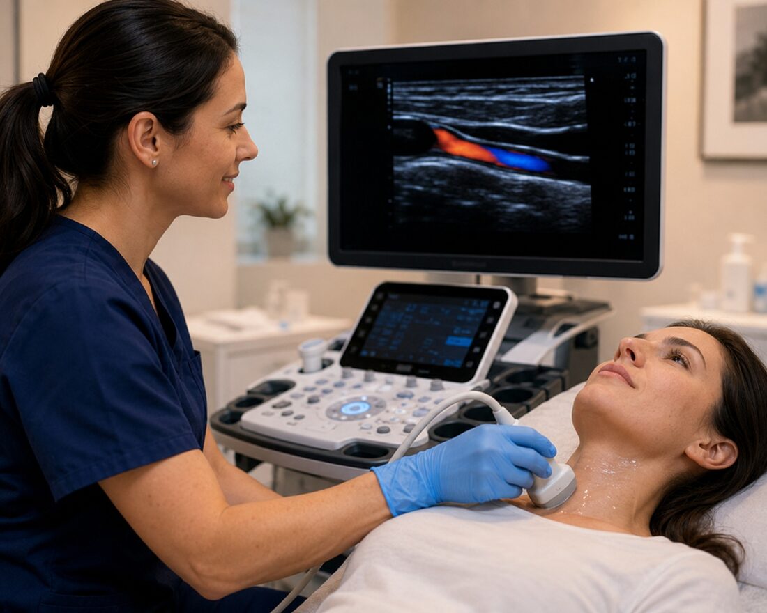 Carotid Artery Ultrasound at Tower Bridge Hospital, Whitechapel, London