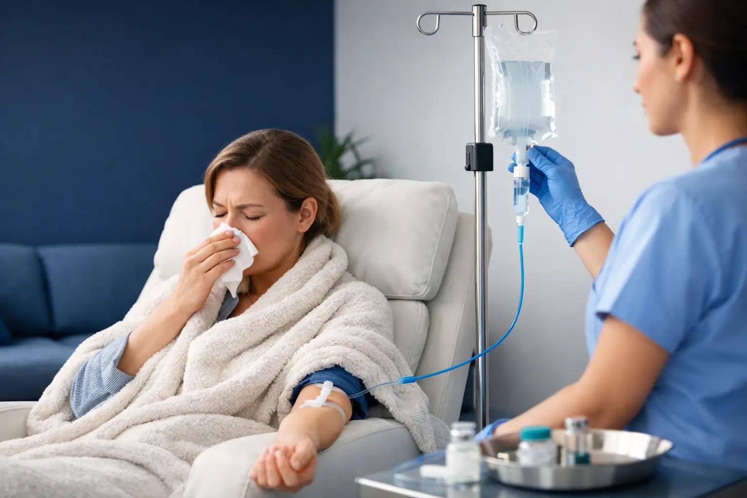 Is IV Treatment for Coughs and Colds Needed?
