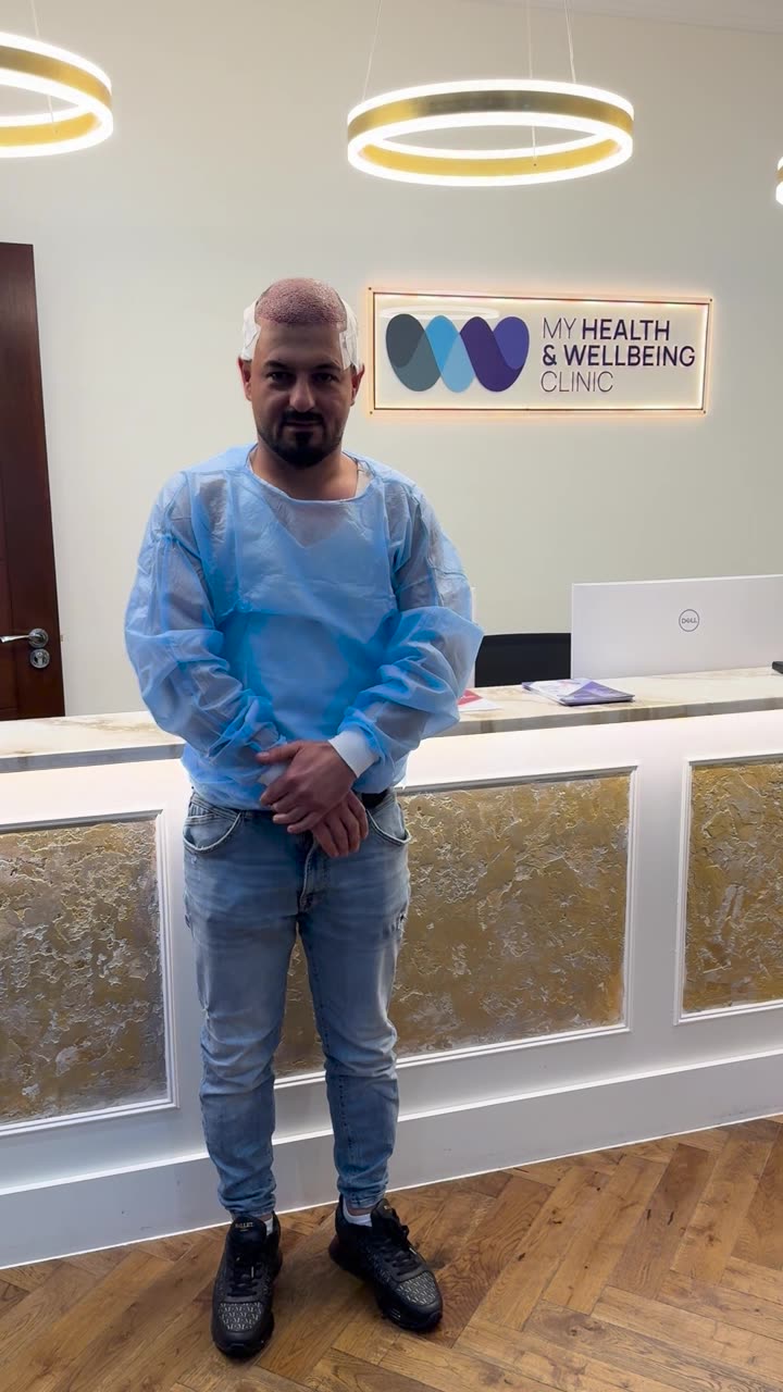Patient at Tower Bridge Hospital London reception
