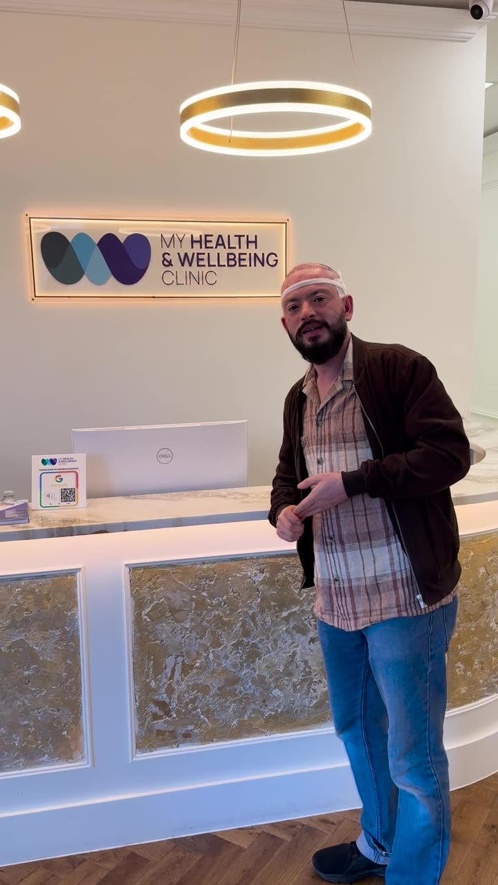 Patient at Tower Bridge Hospital London reception