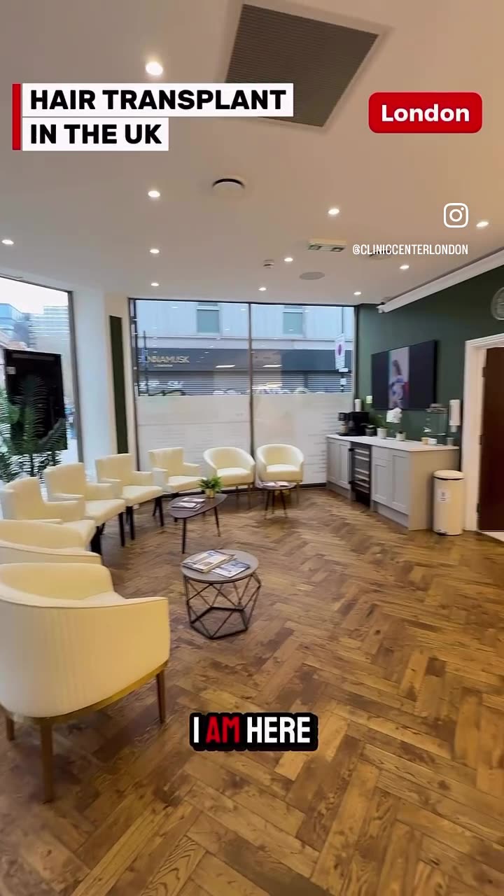 Patient at Tower Bridge Hospital London reception